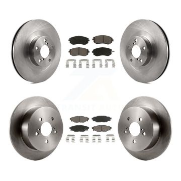 Front Rear Disc Brake Rotors And Ceramic Pads Kit For 2005 Subaru Outback Legacy K8C-101401