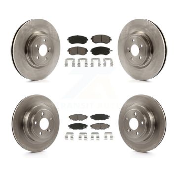 Front Rear Disc Brake Rotors And Ceramic Pads Kit For Subaru Legacy K8C-101403
