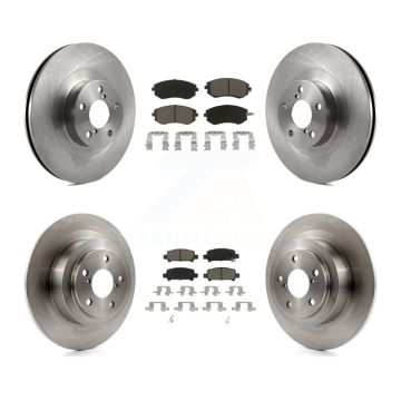 Front Rear Disc Brake Rotors And Ceramic Pads Kit For Subaru Outback Legacy Baja K8C-101406