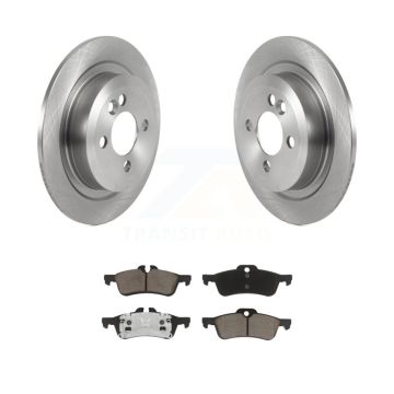 Rear Brake Rotor Ceramic Pad Kit For 2007-2008 Mini Cooper With 280mm Diameter K8C-102096