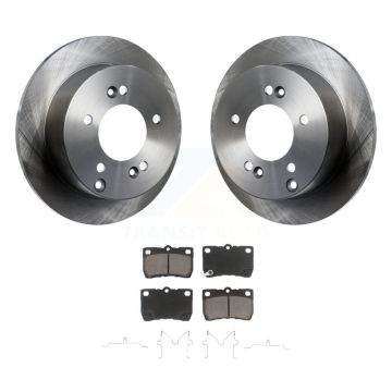 Rear Disc Brake Rotors And Ceramic Pads Kit For Lexus IS250 K8C-102115