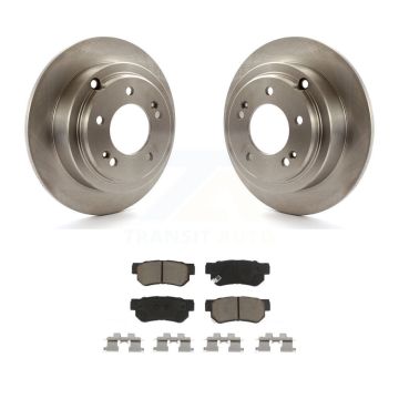 Rear Disc Brake Rotors And Ceramic Pads Kit For 2004-2006 Kia Amanti K8C-102125