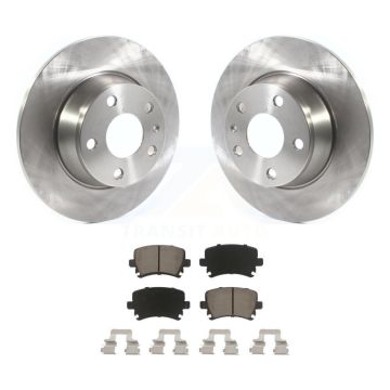 Rear Disc Brake Rotors Ceramic Pad Kit For Audi TT Quattro With 286mm Diameter Rotor K8C-102147