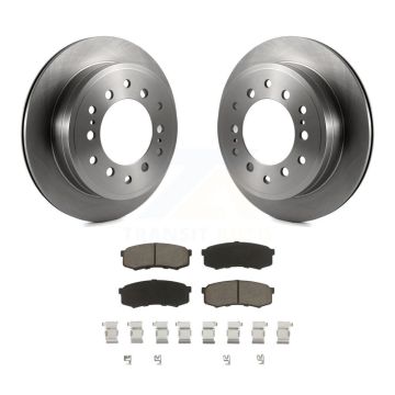 Rear Disc Brake Rotor & Ceramic Pad Kit For Toyota 4Runner FJ Cruiser Sequoia Lexus GX470 K8C-102161