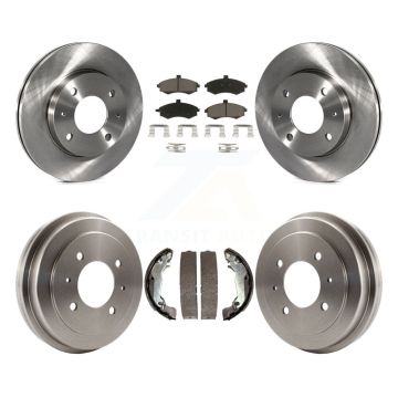 Front Rear Disc Brake Rotor Ceramic Pad And Drum Kit For Hyundai Elantra rear brakes K8C-102467