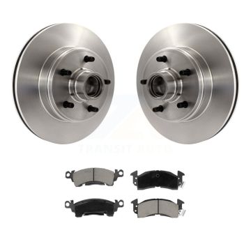 Front Disc Brake Rotors Hub Assembly And Ceramic Pads Kit For Chevrolet Astro GMC Safari K8C-102697