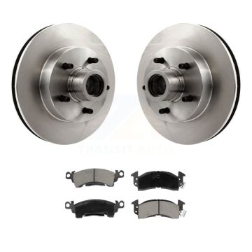 Front Brake Rotor Ceramic Pad Kit For Chevrolet GMC C10 C1500 G20 G2500 Cadillac Brougham K8C-102718