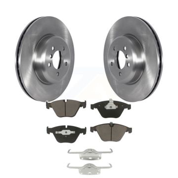 Front Disc Brake Rotors And Ceramic Pads Kit For 2012 BMW 335i Convertible/Coupe K8C-102989