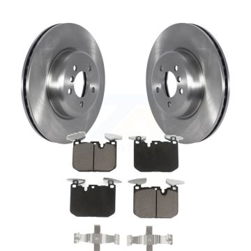 Front Brake Rotors Ceramic Pad Kit For BMW 335i xDrive 435i 440i Gran Coupe 340i M240i GT K8C-102992