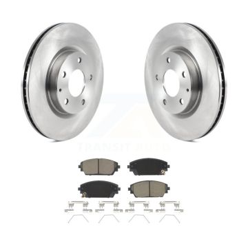 Front Disc Brake Rotors And Ceramic Pads Kit For Mazda 3 Sport AWD K8C-103028