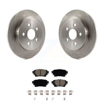 Rear Brake Rotor Ceramic Pad Kit For 2019 Toyota Corolla 1.8L With Electric Parking K8C-103055