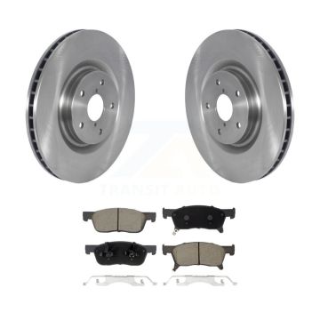 Front Disc Brake Rotors And Ceramic Pads Kit For 2019-2024 Subaru Ascent K8C-103086