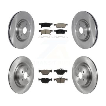 Front Rear Disc Brake Rotors And Ceramic Pads Kit For 2019-2024 Subaru Ascent K8C-103089