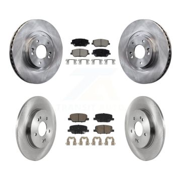 Front Rear Disc Brake Rotors And Ceramic Pads Kit For 2019-2020 Hyundai Santa Fe K8C-103119