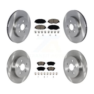 Front Rear Disc Brake Rotors And Ceramic Pads Kit For Toyota Corolla K8C-103139
