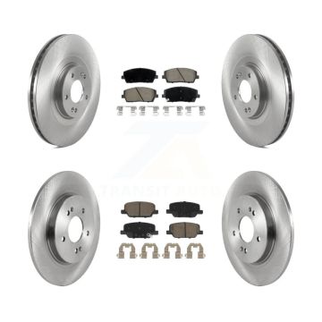 Front Rear Disc Brake Rotors And Ceramic Pads Kit For Hyundai Palisade Kia Telluride K8C-103142