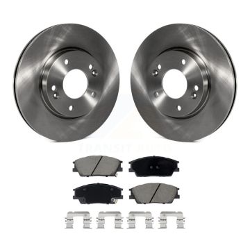 Front Disc Brake Rotors And Ceramic Pads Kit For Hyundai Venue Kia Soul K8C-103154
