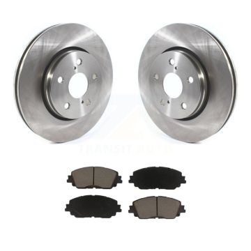 Front Brake Rotor And Ceramic Pad Kit For 2019 Toyota C-HR Vehicles Manufactured In Japan K8C-103166