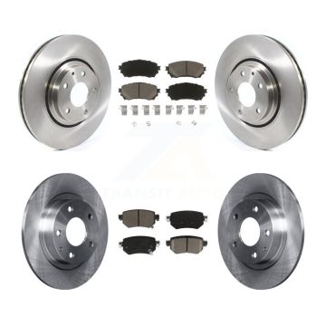 Front Rear Disc Brake Rotors And Ceramic Pads Kit For 2021 Mazda 6 Turbocharged K8C-103174