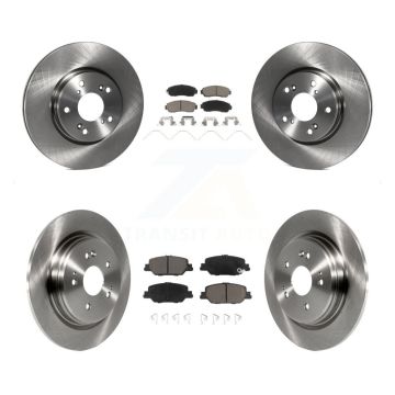 Front Rear Disc Brake Rotors And Ceramic Pads Kit For Honda CR-V K8C-103189