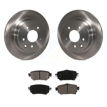 Rear Brake Rotors Ceramic Pad Kit For 19 Nissan Rogue Sport S With Electric Parking K8C-103198