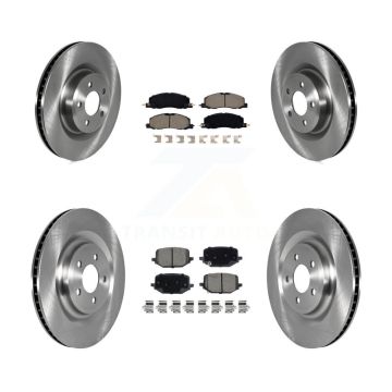 Front Rear Disc Brake Rotors And Ceramic Pads Kit For Lincoln Aviator K8C-103231