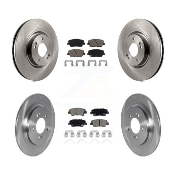 Front Rear Disc Brake Rotors And Ceramic Pads Kit For 2019-2020 Hyundai Nexo K8C-103290