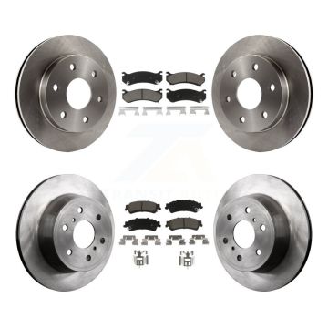 Front Rear Disc Brake Rotors And Ceramic Pads Kit For GMC Sierra 1500 Classic K8C-103293