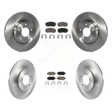 Front Rear Disc Brake Rotors And Ceramic Pads Kit For 2019 Kia Niro EV K8C-103304