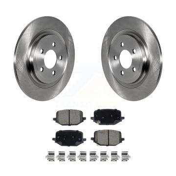 Rear Disc Brake Rotors And Ceramic Pads Kit For 2022-2024 Ford Explorer 2.3L K8C-103314