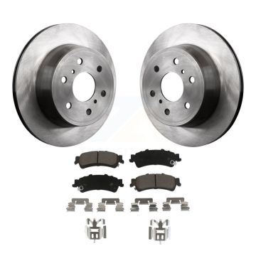 Rear Brake Rotor Ceramic Pad Kit For GMC Sierra 1500 Classic Denali with Disc rear brakes K8C-103315