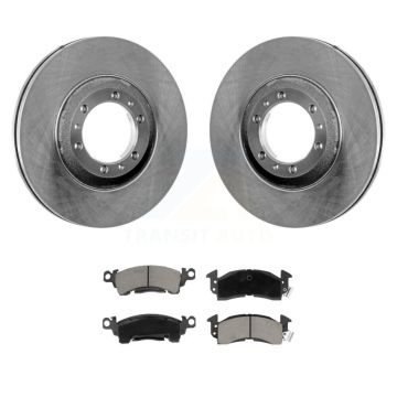 Front Disc Brake Rotor And Ceramic Pad Kit For 1992-1993 Cadillac Commercial Chassis 5.7L K8C-103375