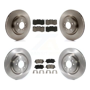 Front Rear Disc Brake Rotors And Ceramic Pads Kit For 2016 Land Rover Range 3.0L K8C-103378