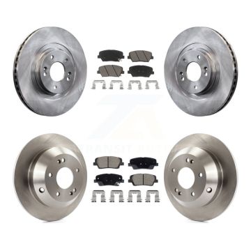 Front Rear Disc Brake Rotors And Ceramic Pads Kit For Hyundai Santa Fe Sport Kia Sorento K8C-103423