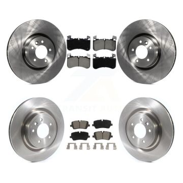 Front Rear Disc Brake Rotors And Ceramic Pads Kit For Land Rover Range K8C-103427