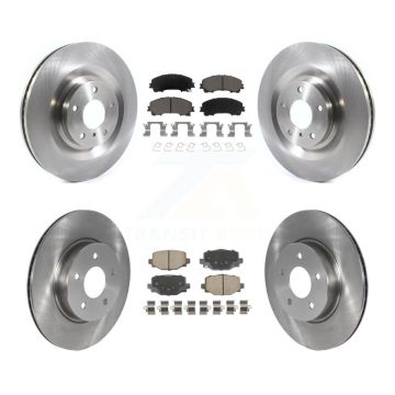Front Rear Disc Brake Rotors And Ceramic Pads Kit For INFINITI QX50 QX55 K8C-103429