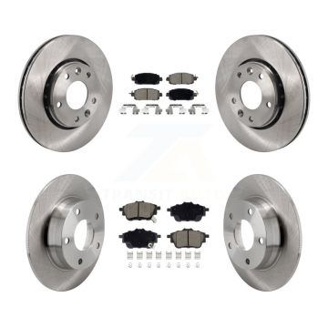 Front Rear Disc Brake Rotors Ceramic Pad Kit For 2020-2023 Nissan Sentra rear brakes K8C-103433