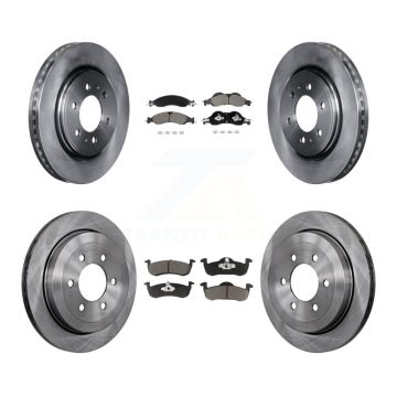 Front Rear Brake Rotors & Ceramic Pad Kit For 2007-2009 Ford Expedition Lincoln Navigator K8C-103441