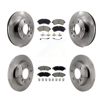 Front Rear Brake Rotor & Ceramic Pad Kit For Mercedes-Benz Sprinter 2500 3500 4500 3500XD K8C-103447