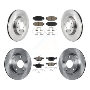 Front Rear Brake Rotor And Ceramic Pad Kit For Mazda CX-30 With 264mm Diameter K8C-103452