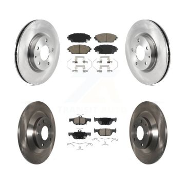 Front Rear Brake Rotor And Ceramic Pad Kit For Mazda CX-30 With 302mm Diameter K8C-103453