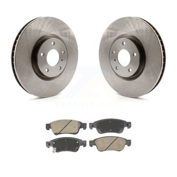 Front Disc Brake Rotors And Ceramic Pads Kit For INFINITI G37 G35 Q60 K8C-103478