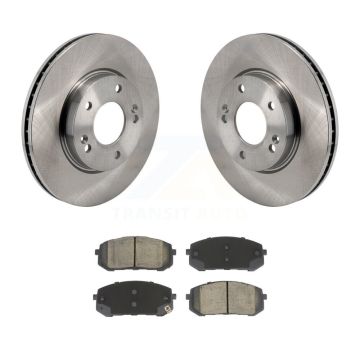 Front Disc Brake Rotors And Ceramic Pads Kit For Hyundai Elantra K8C-103507