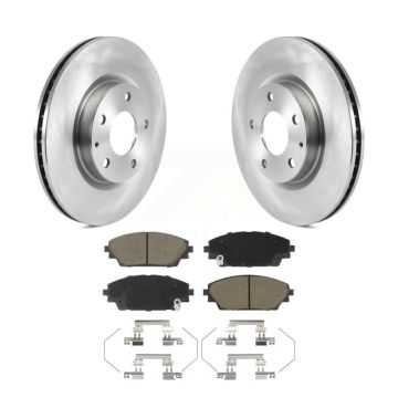 Front Disc Brake Rotors And Ceramic Pads Kit For 2020-2023 Mazda CX-30 K8C-103508