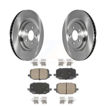 Rear Disc Brake Rotors And Ceramic Pads Kit For 2022-2023 Ford Explorer 3.3L K8C-103524