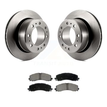 Rear Disc Brake Rotors And Ceramic Pads Kit For Ram 2500 3500 K8C-103538