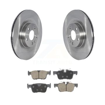 Rear Brake Rotors Ceramic Pad Kit For 2018-2019 Volvo XC60 With 320mm Diameter Rotor K8C-103543