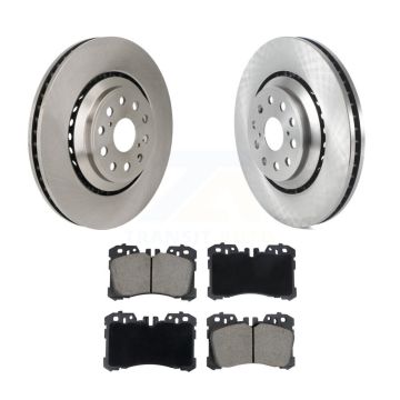 Front Disc Brake Rotors And Ceramic Pads Kit For Lexus LS460 LS500 LS600h LS500h K8C-103577