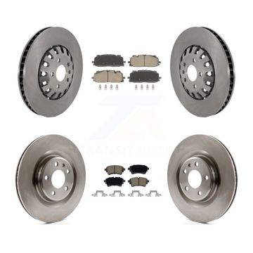 Front Rear Disc Brake Rotors And Ceramic Pads Kit For Audi A6 Quattro A7 Sportback K8C-103582