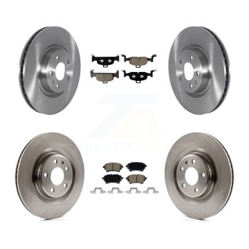 Front Rear Disc Brake Rotor & Ceramic Pad Kit For Audi A5 Sportback Quattro A4 allroad A6 K8C-103583